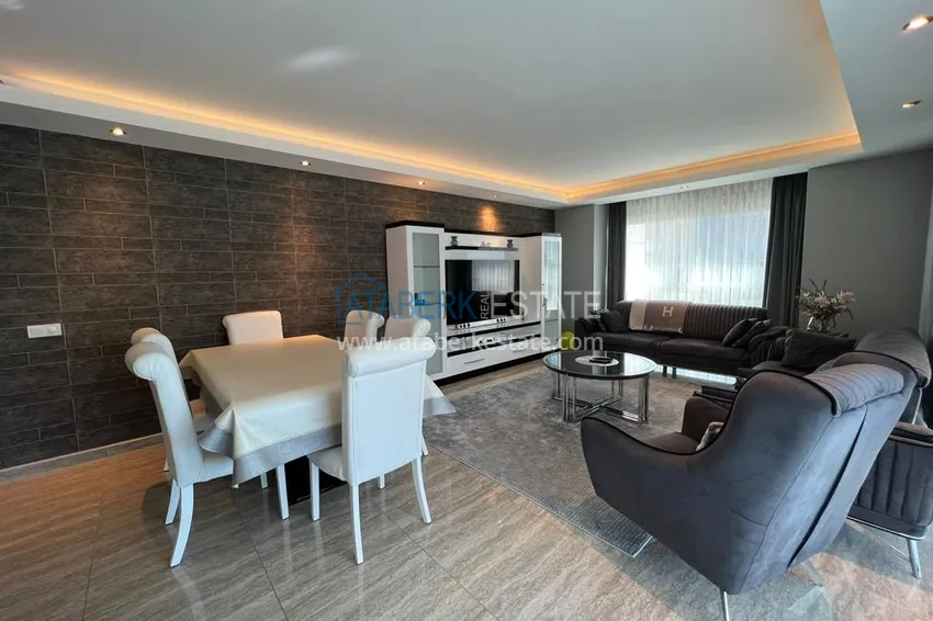 Purchase Furnished duplex penthouse 4 + 1 with mountain views in a prestigious complex, Oba - Alanya 5