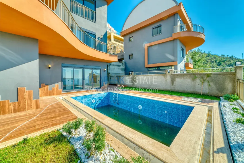 Real estate for citizenship! Seafront mansion with seven bedrooms and high-quality finishes — Alanya, Bektash district 5 