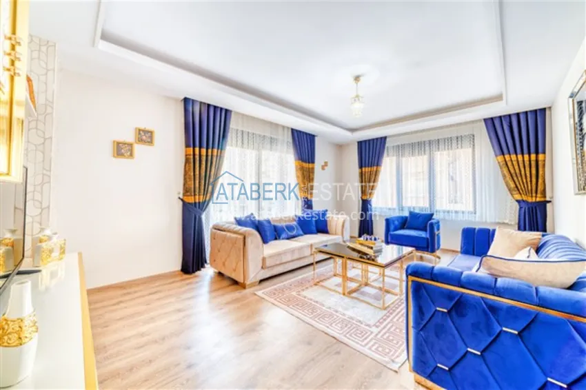 Purchase Apartment 2 + 1 with new furniture and a separate kitchen, Cikcilli area - Alanya 6 