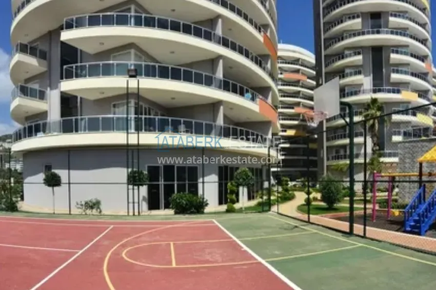 Long-term rental of a furnished one-bedroom apartment in Alanya, Cikcilli District V-2 12
