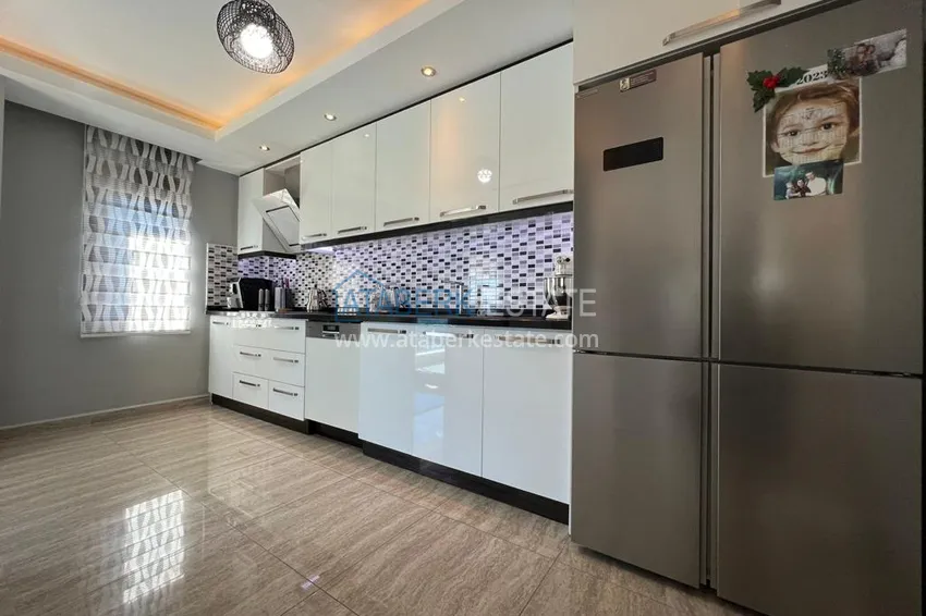 Purchase Furnished duplex penthouse 4 + 1 with mountain views in a prestigious complex, Oba - Alanya 6