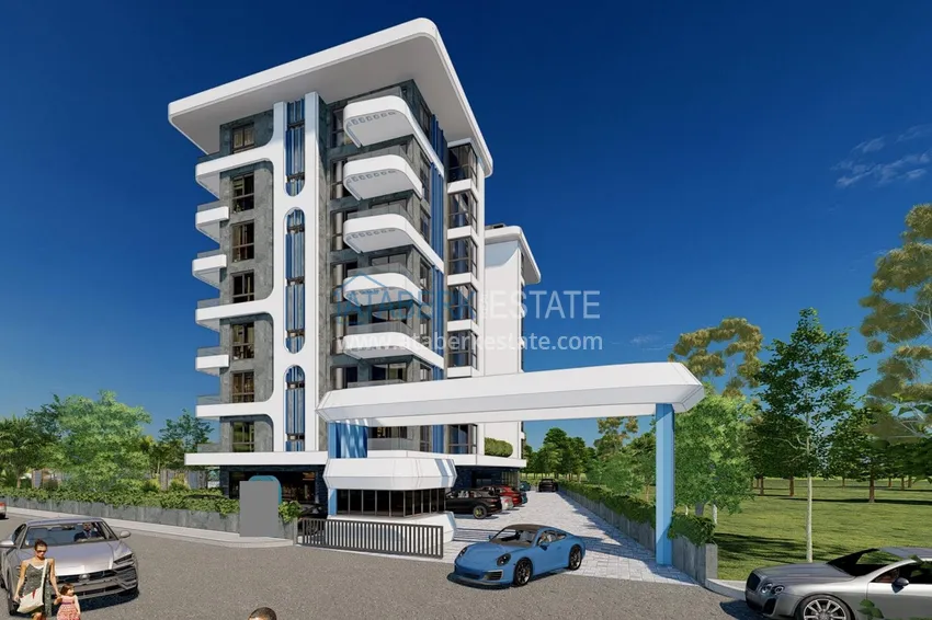 Apartments from a construction company in a comfort class residence - Alanya, Demirtas 7 