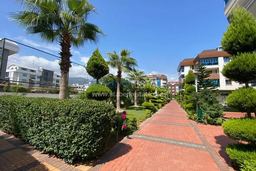 Furnished duplex penthouse 4 + 1 with mountain views in a prestigious complex, Oba - Alanya 9