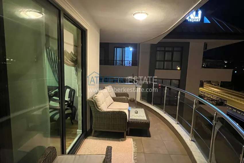 Purchase Duplex in the center of Alanya with a separate kitchen, a view of the sea and the historical fortress 6