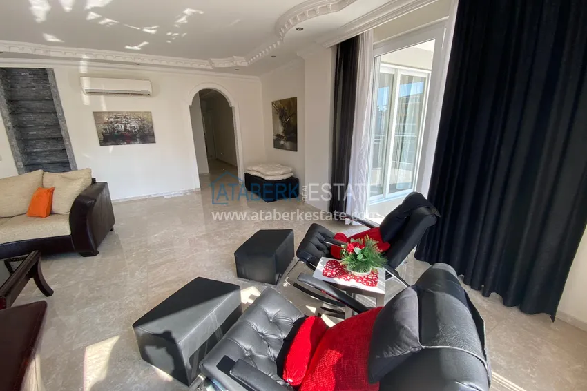 Purchase  Apartment 3 + 1 furnished with sea and mountain views in a complex on the first coastline, Kestel - Alanya 7 