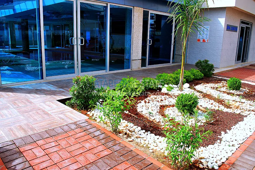 Furnished duplex penthouse 4 + 1 with mountain views in a prestigious complex, Oba - Alanya 12