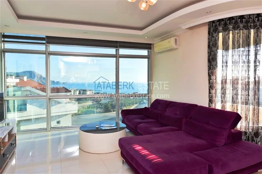 Purchase Furnished 2+1 duplex penthouse with private sauna and garage, Alanya center 7