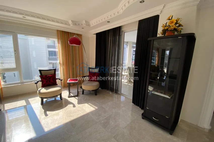 Purchase  Apartment 3 + 1 furnished with sea and mountain views in a complex on the first coastline, Kestel - Alanya 8 