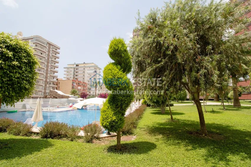 Apartment 3+1 with furniture, mountain and sea views — Alanya, Mahmutlar district 9 