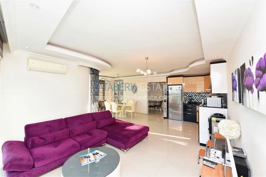 Purchase Furnished 2+1 duplex penthouse with private sauna and garage, Alanya center 8