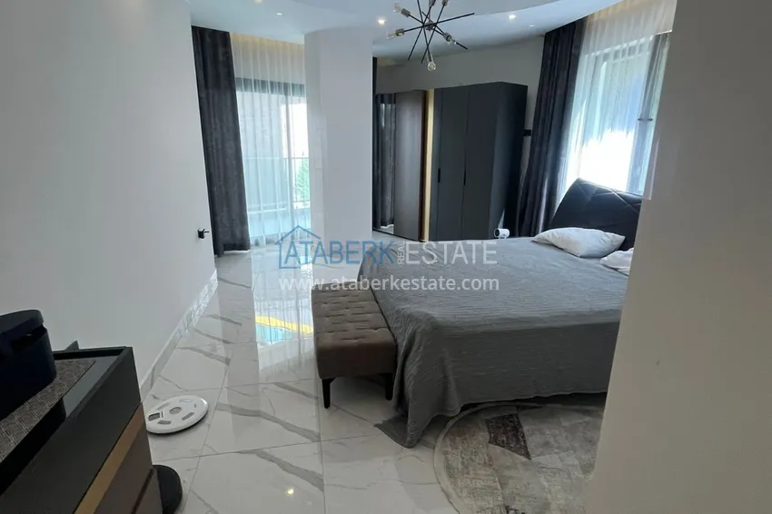 Purchase  3+1 garden duplex in a complex on the beachfront, Kargicak — Alanya 8 