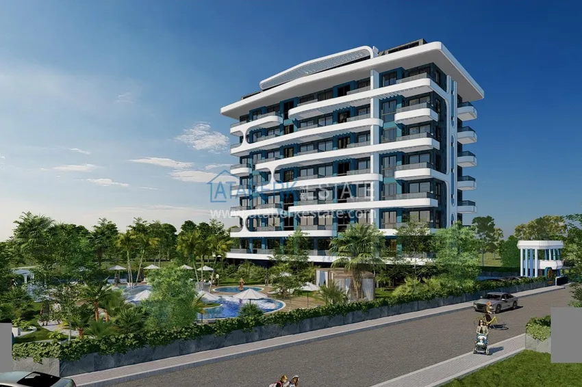 Apartments from a construction company in a comfort class residence - Alanya, Demirtas 9 
