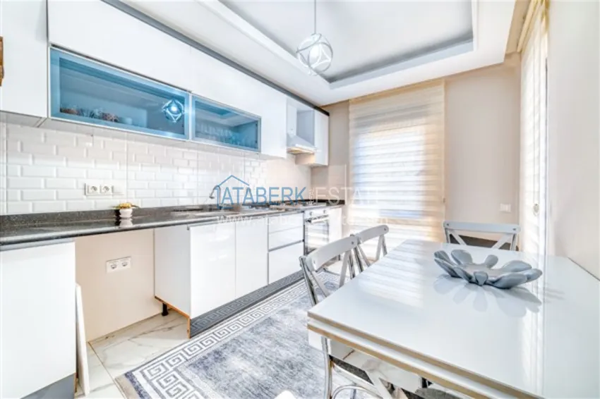 Purchase Apartment 2 + 1 with new furniture and a separate kitchen, Cikcilli area - Alanya 9 