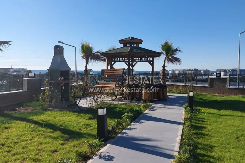 Furnished 3+1 duplex penthouse with sea view, Kargicak area - Alanya 10 