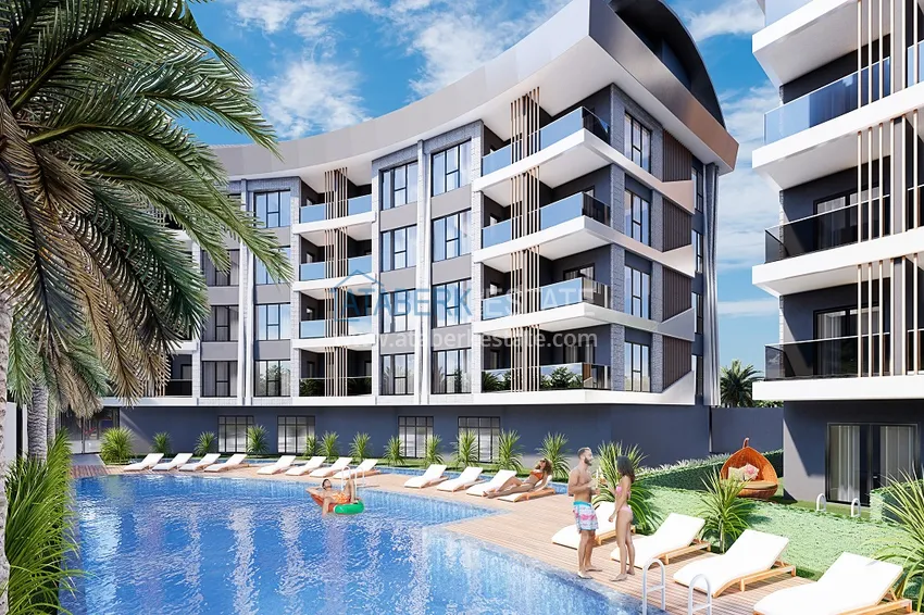 New off-plan project - investment property next to the sea in Konakli, Alanya 10 