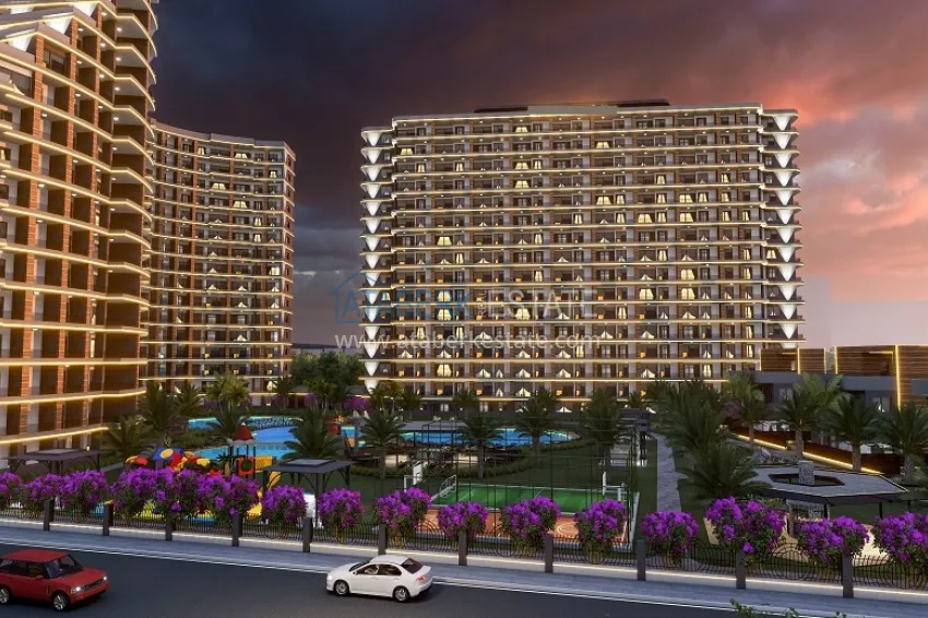 Stylish, new premium project from a reliable developer in the city of Mersin. 4 