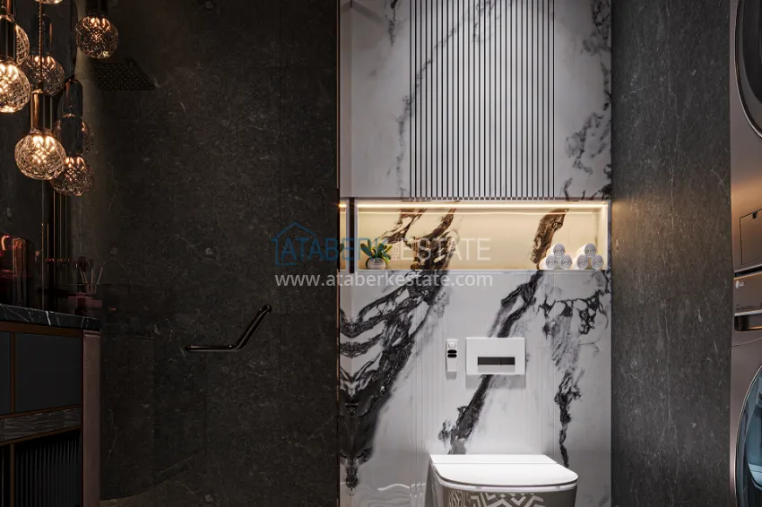 Purchase An elite villa complex project under construction in Alanya — Upper Oba district 24 