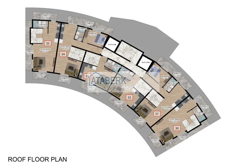 Buy cheap New off-plan project - investment property next to the sea in Konakli, Alanya 3 