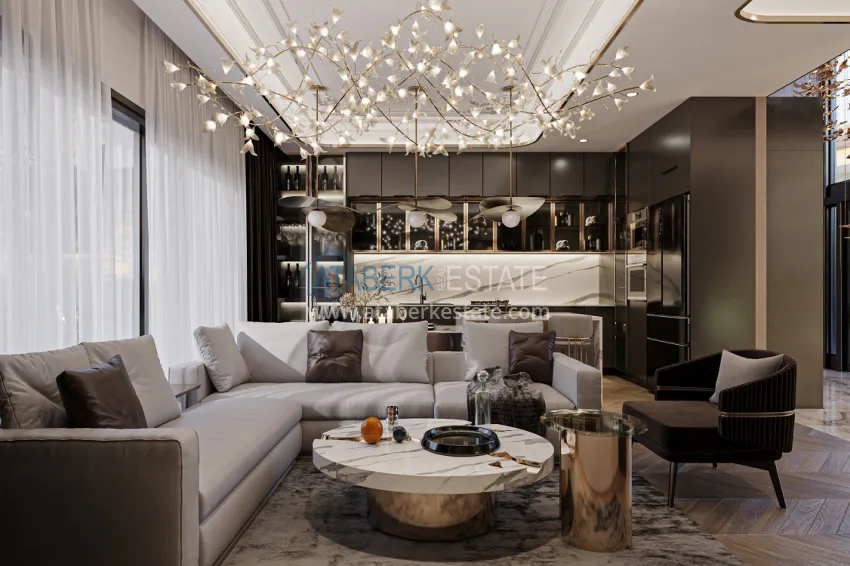 Purchase An elite villa complex project under construction in Alanya — Upper Oba district 2 