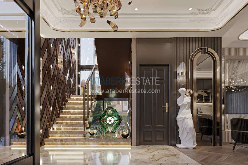 Purchase An elite villa complex project under construction in Alanya — Upper Oba district 4 