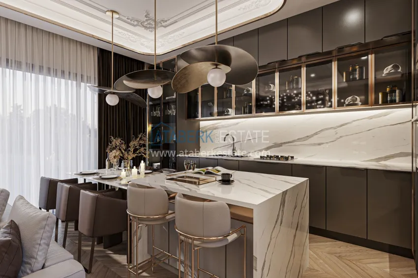 Purchase An elite villa complex project under construction in Alanya — Upper Oba district 6 