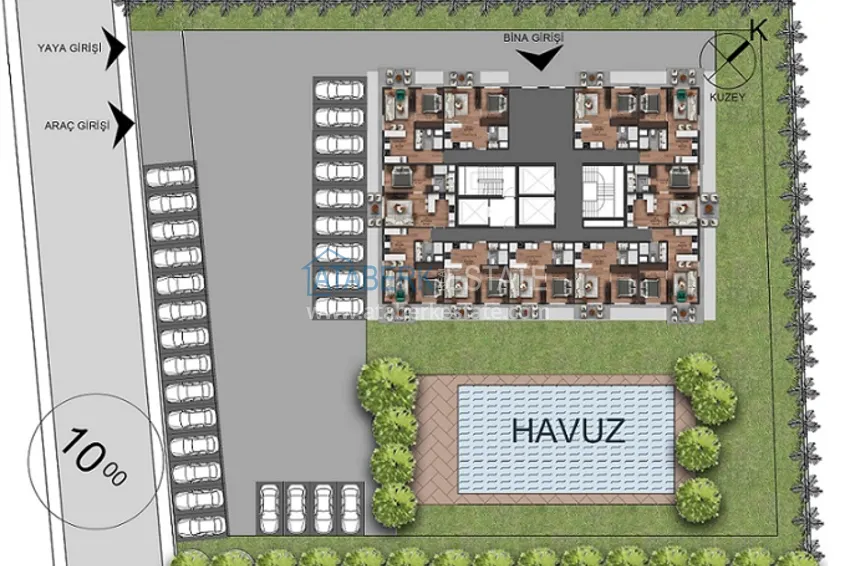 Buy cheap 1 + 1 apartments 500 meters from the sea in an attractive area of ​​Mersin, Tej 2 