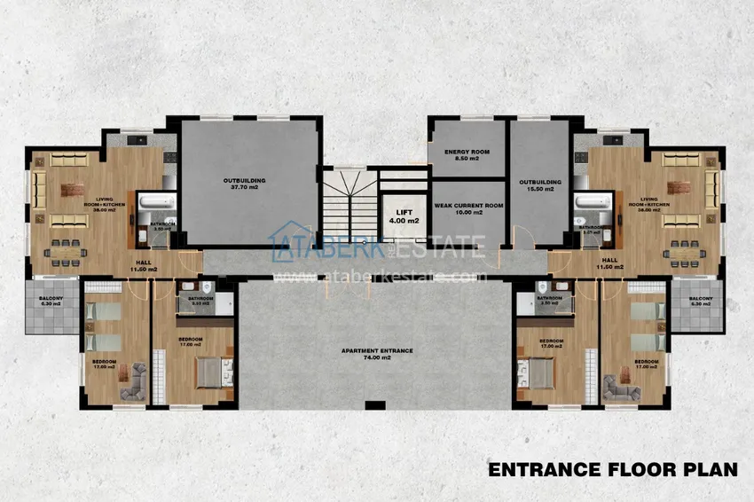 Buy cheap Apartment in Avsallar in a new complex from the owner 1