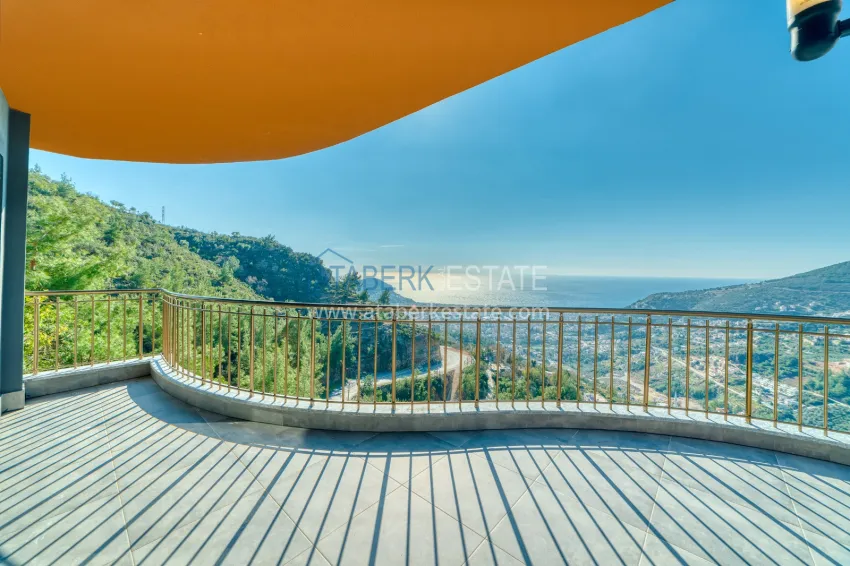 Purchase Real estate for citizenship! Brand new four-storey villa with stunning panoramic views — Alanya, Bektash 46 