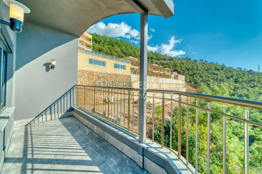 Purchase Real estate for citizenship! Brand new four-storey villa with stunning panoramic views — Alanya, Bektash 50 