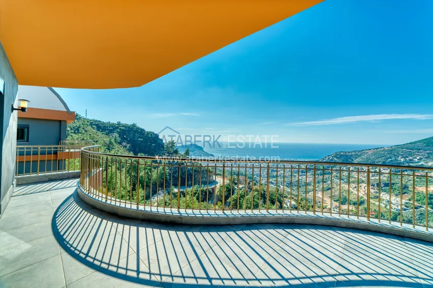 Purchase  Real estate for citizenship! Seafront mansion with seven bedrooms and high-quality finishes — Alanya, Bektash district 7 