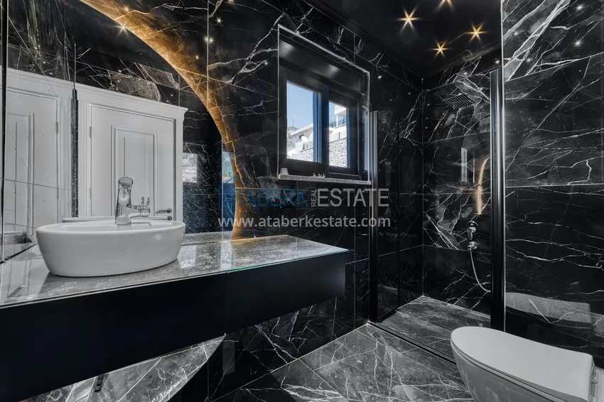 Purchase  Real estate for citizenship! Seafront mansion with seven bedrooms and high-quality finishes — Alanya, Bektash district 19 