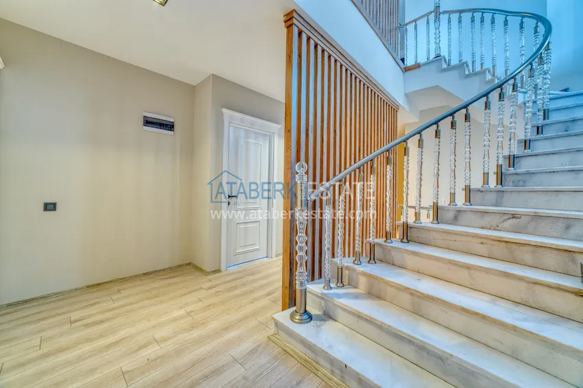 Purchase  Real estate for citizenship! Seafront mansion with seven bedrooms and high-quality finishes — Alanya, Bektash district 22 