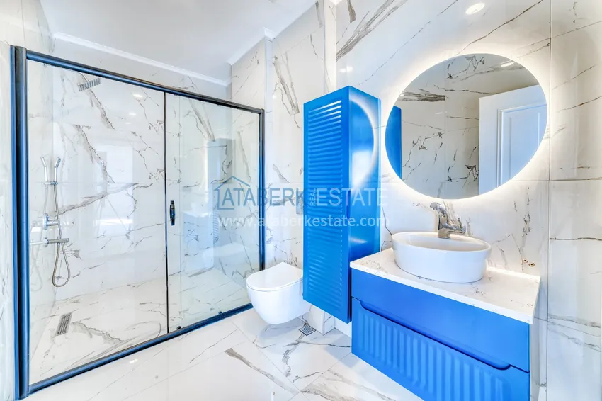 Purchase  Real estate for citizenship! Seafront mansion with seven bedrooms and high-quality finishes — Alanya, Bektash district 37 