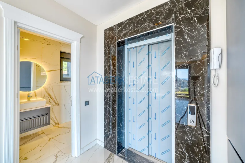 Purchase  Real estate for citizenship! Seafront mansion with seven bedrooms and high-quality finishes — Alanya, Bektash district 53 