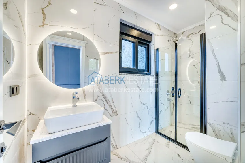 Purchase  Real estate for citizenship! Seafront mansion with seven bedrooms and high-quality finishes — Alanya, Bektash district 54 