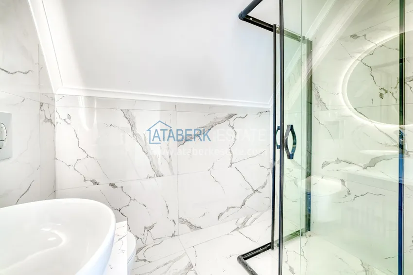 Purchase  Real estate for citizenship! Seafront mansion with seven bedrooms and high-quality finishes — Alanya, Bektash district 81 