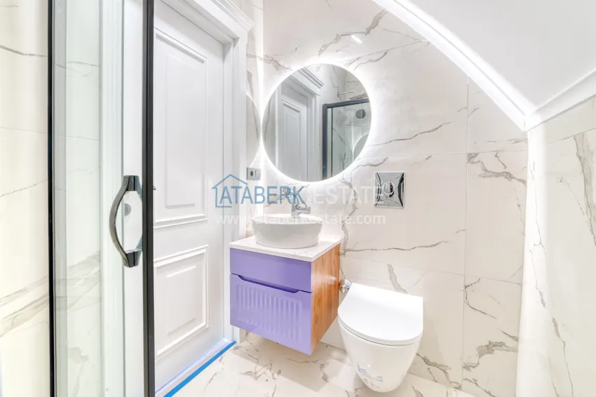 Purchase  Real estate for citizenship! Seafront mansion with seven bedrooms and high-quality finishes — Alanya, Bektash district 84 