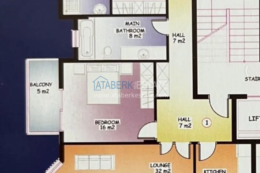 Buy cheap Apartment 3 + 1 furnished with sea and mountain views, Tosmur - Alanya 1 