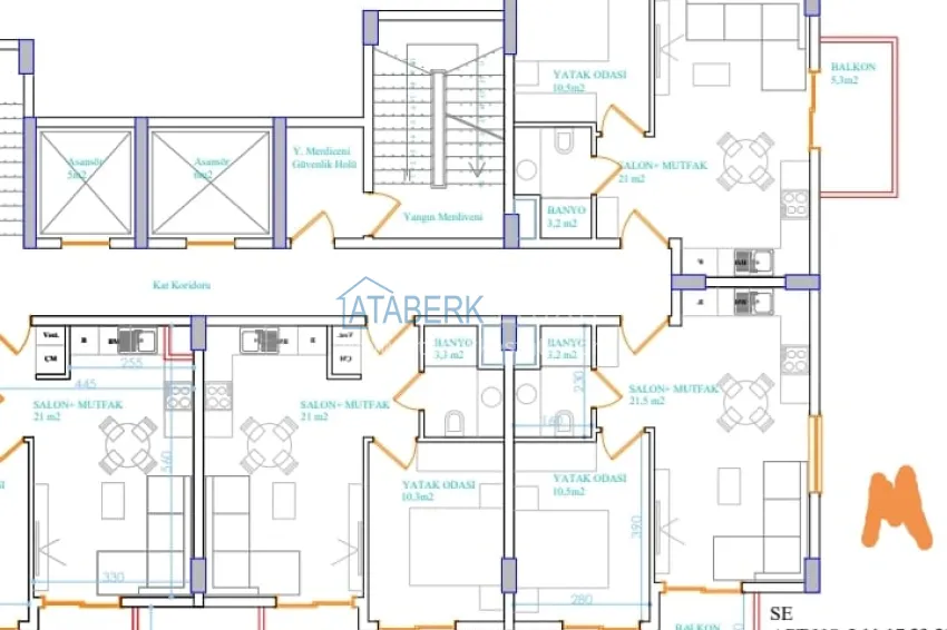Buy cheap Turnkey apartment in Alanya, Demirtash district in a new complex 1 