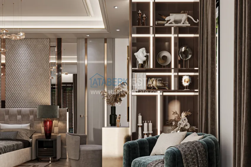 Purchase An elite villa complex project under construction in Alanya — Upper Oba district 10 