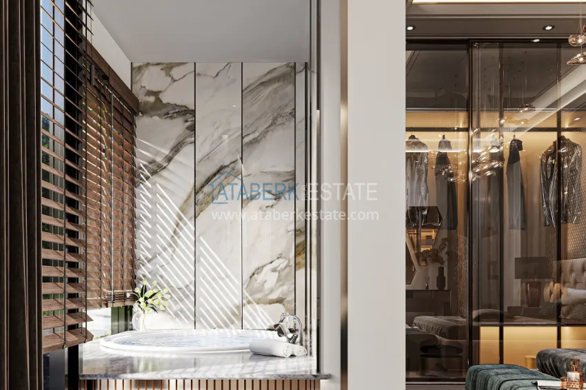 Purchase An elite villa complex project under construction in Alanya — Upper Oba district 11 