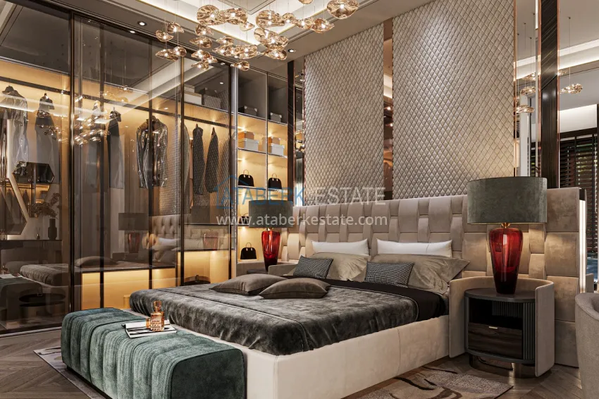 Purchase An elite villa complex project under construction in Alanya — Upper Oba district 14 