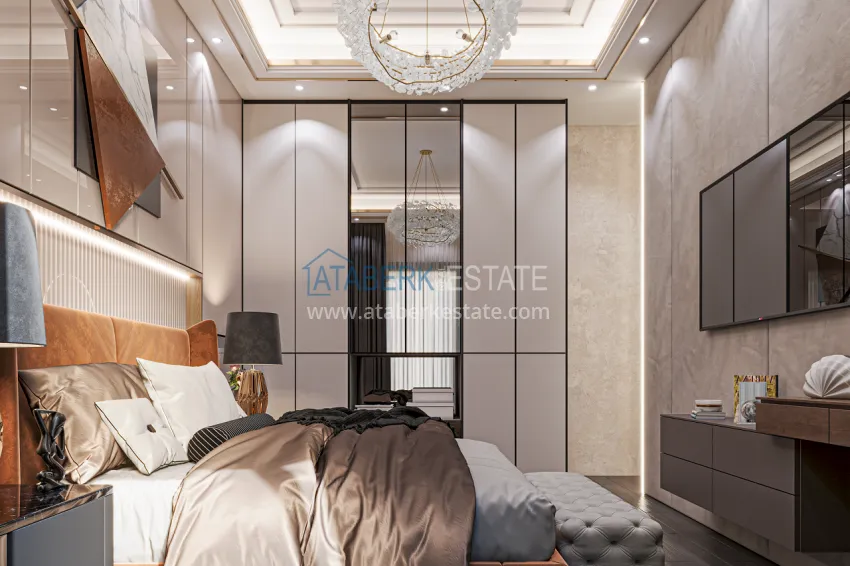 Purchase An elite villa complex project under construction in Alanya — Upper Oba district 17 