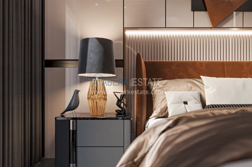 Purchase An elite villa complex project under construction in Alanya — Upper Oba district 18 