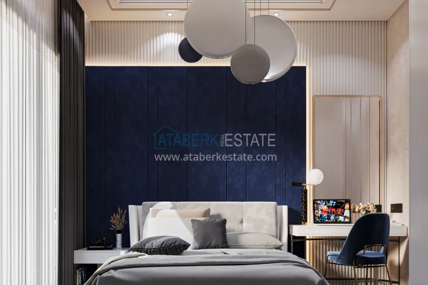 Purchase An elite villa complex project under construction in Alanya — Upper Oba district 20 