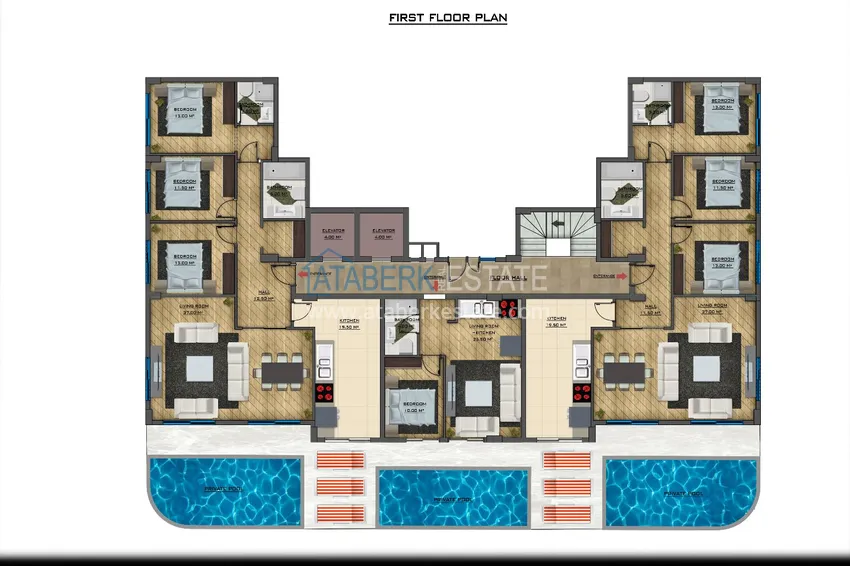 Buy cheap A new investment project for a luxury residential complex in the Oba area 12