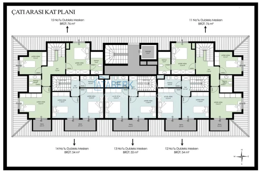 Buy cheap Elite complex at the start of construction in the center of Alanya 4 