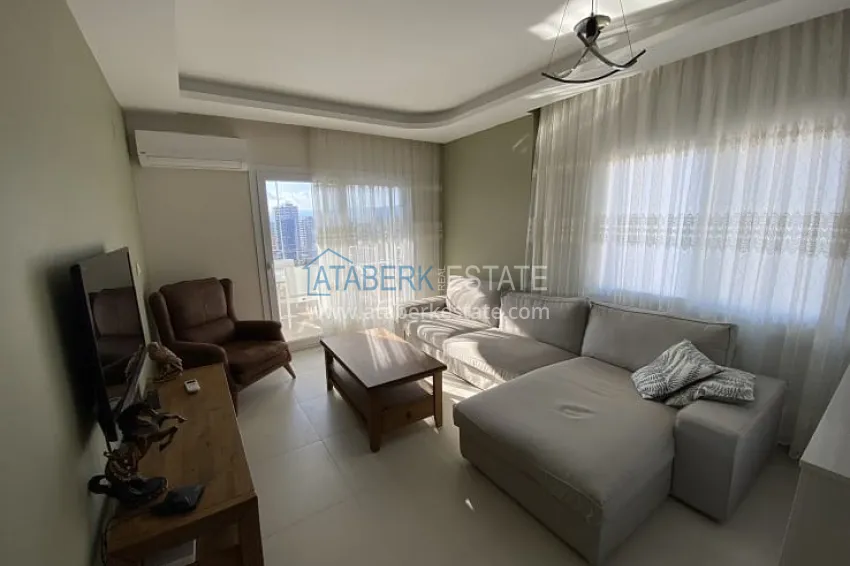 Purchase Furnished 2 + 1 apartment with a glazed balcony and mountain views, in the Arpachbakhshish-Mersin area 1