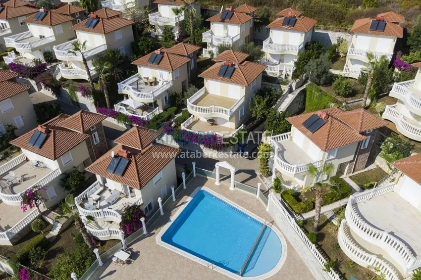 Villa with furniture in the central mountain area of Alanya - Tepe 2 