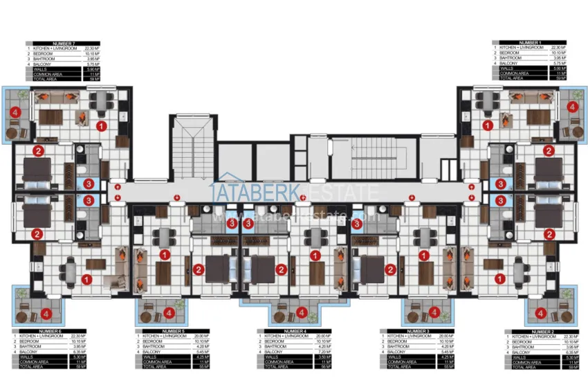Buy cheap An attractive residential complex in the comfort segment in Mahmutlar, Alanya 1